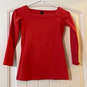 NWOT J Crew 3/4 Sleeve Top